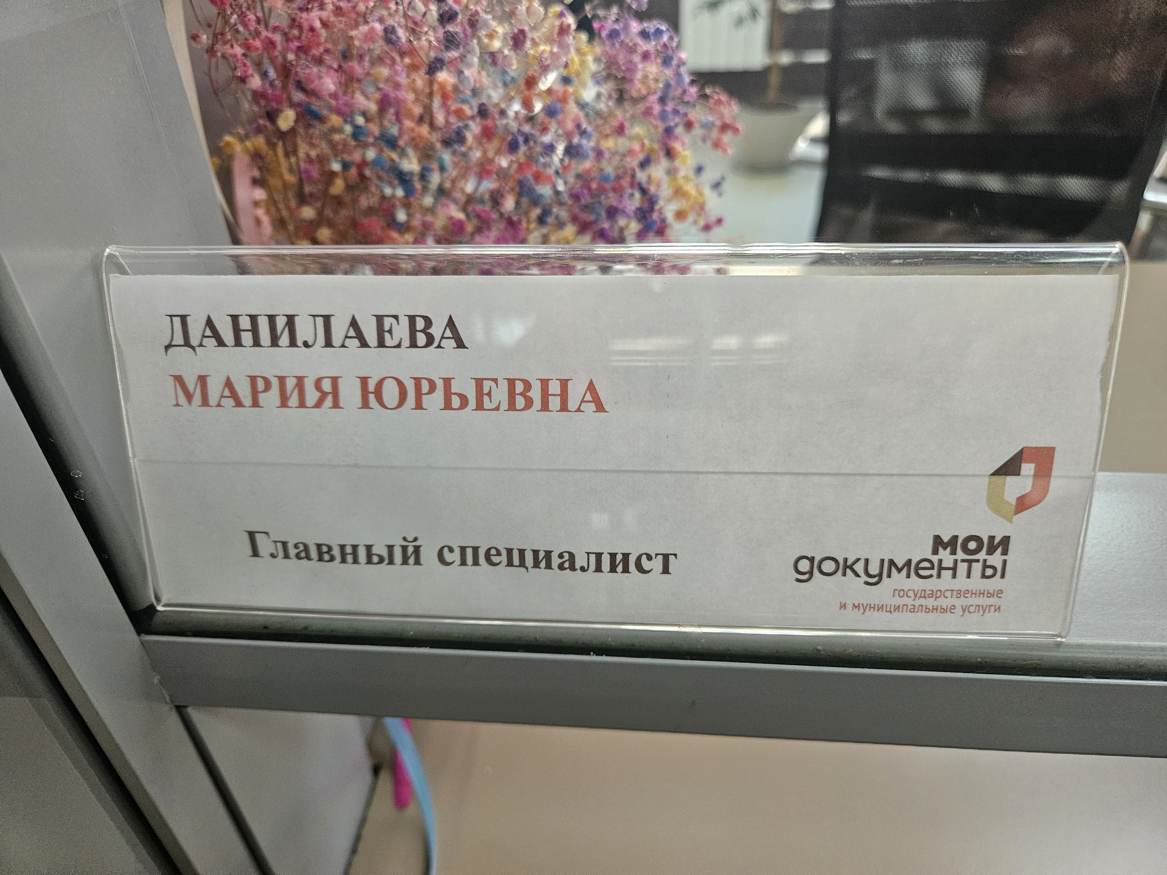 МФЦ М.О. г.Королев, мик Юбилейный, ул.Пионерская, дом 1/4 Данилаева Мария Юрьевна